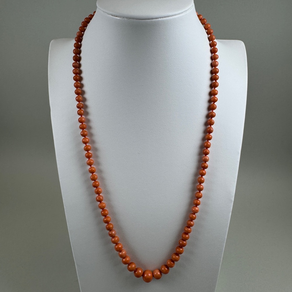 Antique Mediterranean Coral Necklace